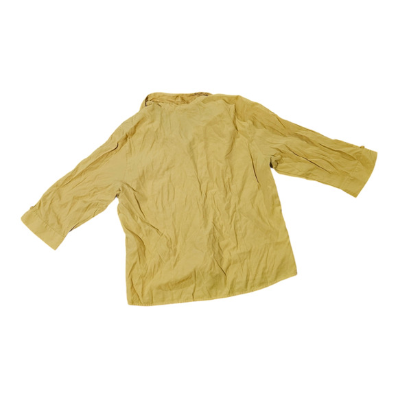 Joanna 1X Yellow Button Up Shirt - Picture 4 of 7